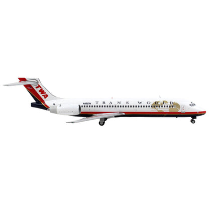 Boeing 717-200 Commercial Aircraft "Trans World Airlines" White with Red Stripes "Gemini 200" Series 1/200 Diecast Model Airplane by GeminiJets