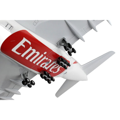 Airbus A380-800 Commercial Aircraft "Emirates Airlines - Dubai Expo 2020" White with Blue Graphics "Gemini 200" Series 1/200 Diecast Model Airplane by GeminiJets