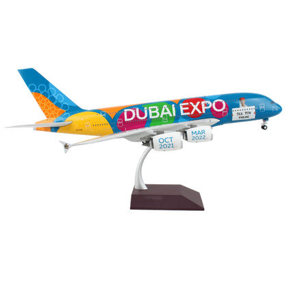 Airbus A380-800 Commercial Aircraft "Emirates Airlines - Dubai Expo" "Gemini 200" Series 1/200 Diecast Model Airplane by GeminiJets