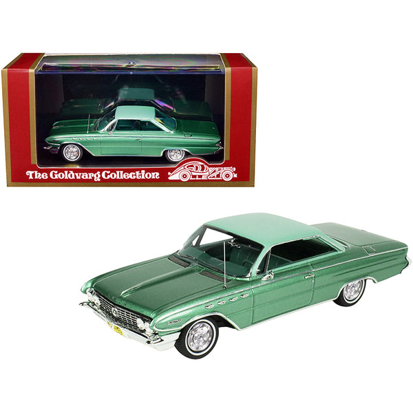 1961 Buick Electra Dublin Green Metallic with Vinyl Green Top Limited Edition to 250 pieces Worldwide 1/43 Model Car by Goldvarg Collection