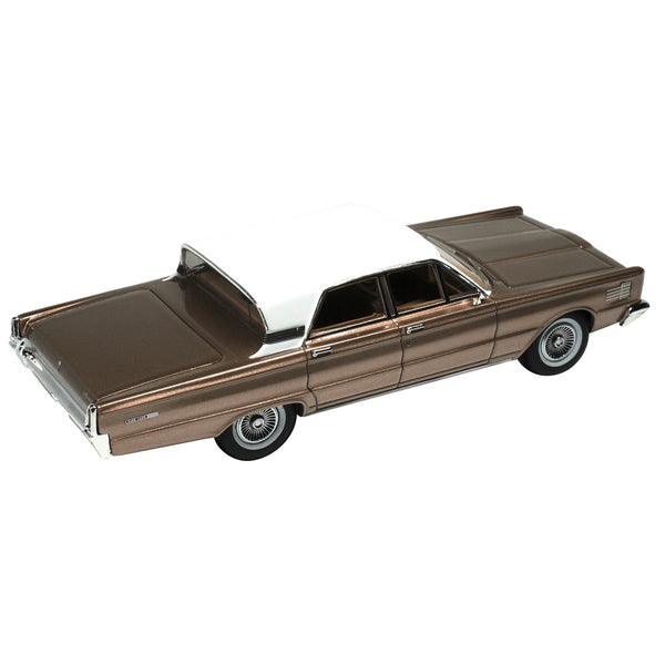 1965 Mercury Park Lane Pecan Frost Brown Metallic with White Top Limited Edition to 200 pieces Worldwide 1/43 Model Car by Goldvarg Collection