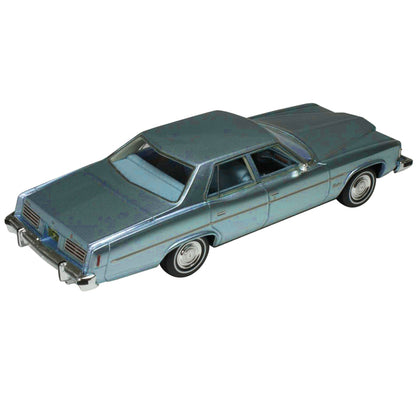 1976 Pontiac Catalina Athena Blue Metallic with Light Blue Interior Limited Edition to 240 pieces Worldwide 1/43 Model Car by Goldvarg Collection