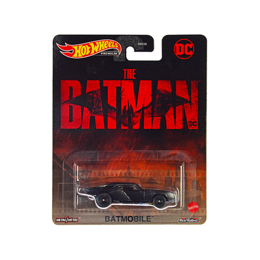 Batmobile Matt Black "The Batman" (2022) Movie "DC Comics" Diecast Model Car by Hot Wheels