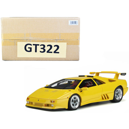 1995 Lamborghini Diablo Jota Corsa Yellow "Tamura" 1/18 Model Car by GT Spirit