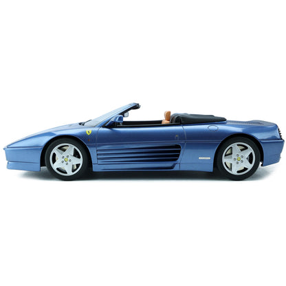 1993 Ferrari 348 Spider Tour de France Blue Metallic 1/18 Model Car by GT Spirit