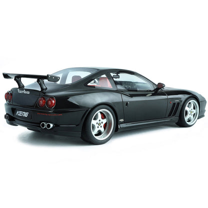 1997 Ferrari 550 "Koenig Special" Black with Red Interior 1/18 Model Car by GT Spirit