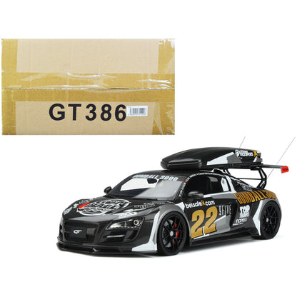 Audi R8 #22 "Gumball 3000" Rally Car with Ski Box 1/18 Model Car by GT Spirit