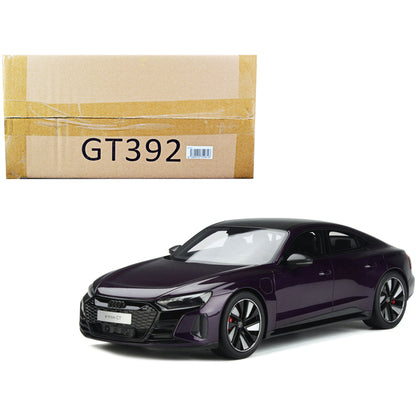 Audi RS E-Tron Purple Metallic with Carbon Top 1/18 Model Car by GT Spirit