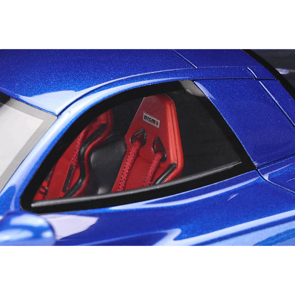 1997 Nissan R390 GT1 "Road Car" Blue Metallic with Red Interior 1/18 Model Car by GT Spirit