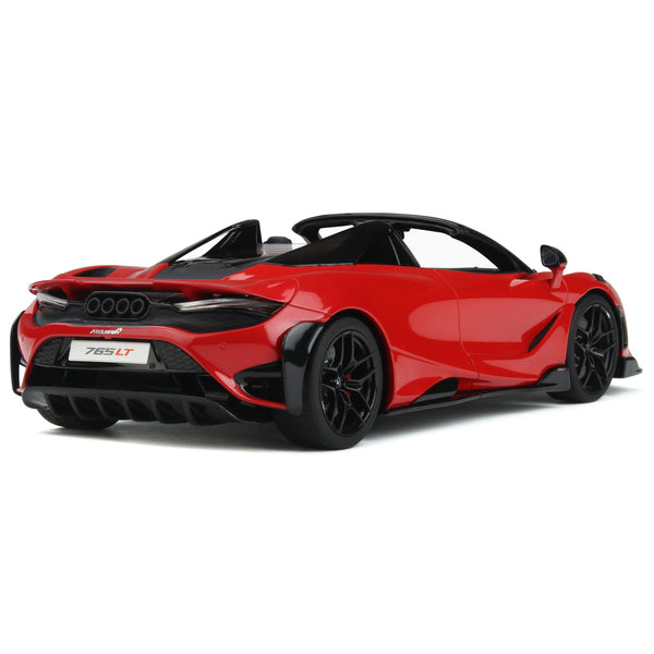 2021 McLaren 765 LT Spider Red 1/18 Model Car by GT Spirit