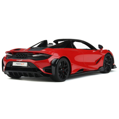 2021 McLaren 765 LT Spider Red 1/18 Model Car by GT Spirit