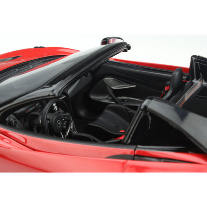 2021 McLaren 765 LT Spider Red 1/18 Model Car by GT Spirit