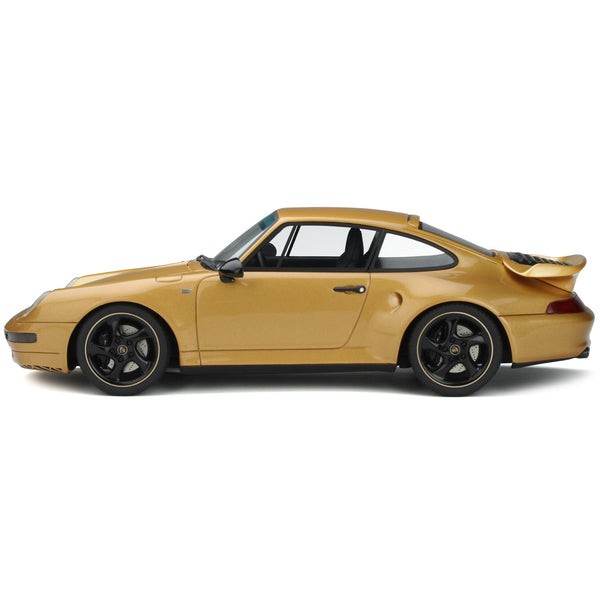 2018 Porsche 911 (993) Turbo S Gold Metallic 1/18 Model Car by GT Spirit