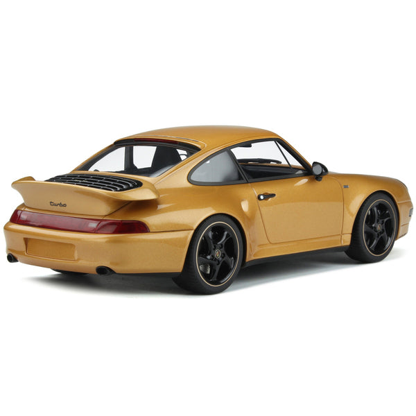 2018 Porsche 911 (993) Turbo S Gold Metallic 1/18 Model Car by GT Spirit