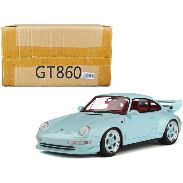 1996 Porsche 911 (933) GT Coppa Florio Blue with Red Interior 1/18 Model Car by GT Spirit