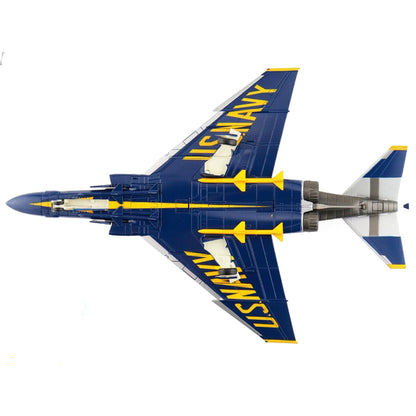 McDonnell Douglas F-4J Phantom II Fighter Aircraft "Blue Angels" with Number Decals United States Navy (1969) "Air Power Series" 1/72 Diecast Model by Hobby Master