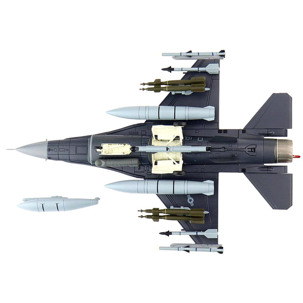 General Dynamics F-16C Fighting Falcon Fighter Aircraft "100th FS 187th FW Alabama ANG" (2021) "Air Power Series" 1/72 Diecast Model by Hobby Master