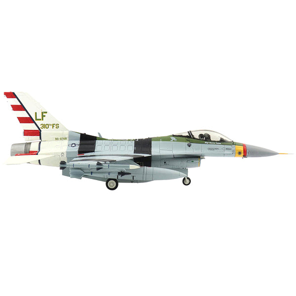 General Dynamics F-16C Fighting Falcon Fighter Aircraft "Passionate Patsy" "310th FS 80th Anniversary Scheme Luke Air Force Base" (1972) "Air Power Series" 1/72 Diecast Model by Hobby Master