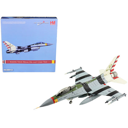 General Dynamics F-16C Fighting Falcon Fighter Aircraft "Passionate Patsy" "310th FS 80th Anniversary Scheme Luke Air Force Base" (1972) "Air Power Series" 1/72 Diecast Model by Hobby Master