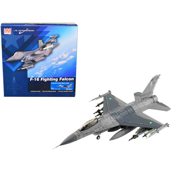 Lockheed Martin F-16AM Fighting Falcon Fighter Aircraft "92731 Mig-21 Killer Pakistan Air Force" (2019) "Air Power Series" 1/72 Diecast Model by Hobby Master