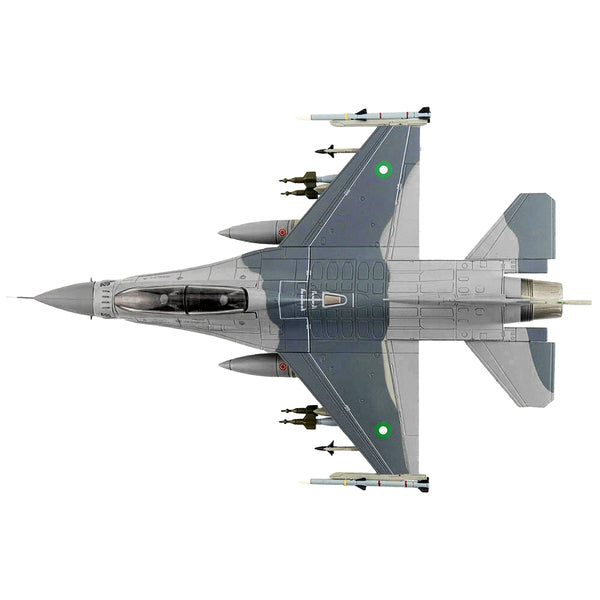 Lockheed Martin F-16BM Fighting Falcon Fighter Aircraft "84606 Su-30 Killer Pakistan Air Force" (2022) "Air Power Series" 1/72 Diecast Model by Hobby Master