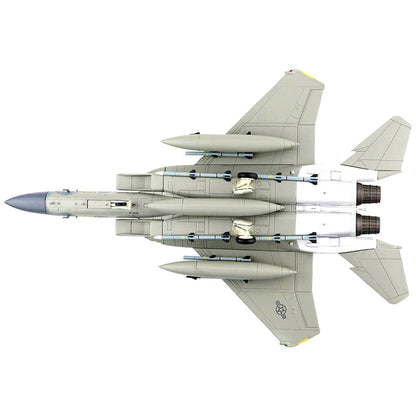 McDonnell Douglas F-15C Eagle Fighter Aircraft "Grim Reapers 1977-2022" "493rd Fighting Squadron RAF Lakenheath England" (March 2022) "Air Power Series" 1/72 Diecast Model by Hobby Master