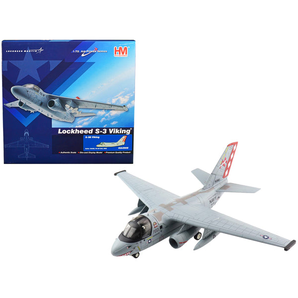 Lockheed S-3B Viking Aircraft "VS-30 CAG" (2005) "Air Power Series" 1/72 Diecast Model by Hobby Master