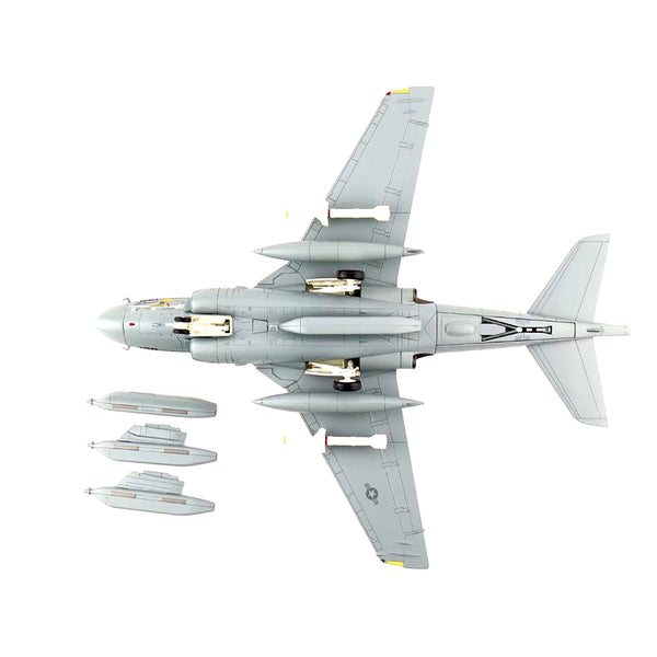 Grumman EA-6B Prowler Attack Aircraft "VAQ-141 "Shadowhawks" Operation Desert Storm" (1991) "Air Power Series" 1/72 Diecast Model by Hobby Master