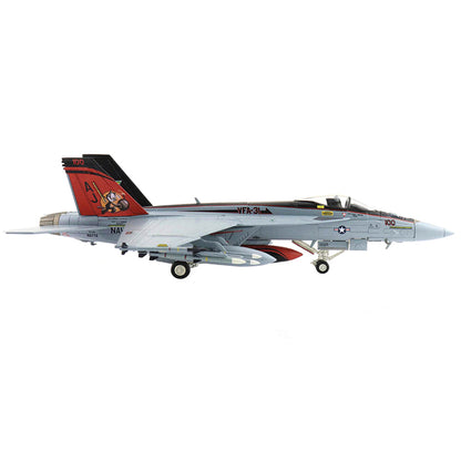 Boeing F/A-18E Super Hornet Fighter Aircraft "VFA-31 'Tomcatters' Mediterranean Sea" (2011) "Air Power Series" 1/72 Diecast Model by Hobby Master