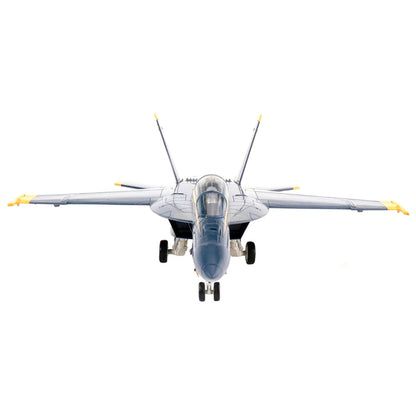 McDonnell Douglas F/A-18F Super Hornet Fighter Aircraft #7 "Blue Angels" US Navy 2021 Season "75th Anniversary" "Air Power Series" 1/72 Scale Model by Hobby Master