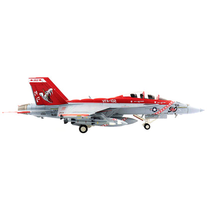 Boeing F/A-18F Super Hornet Fighter Aircraft "VF-102 United States Navy Atsugi Air Base" (2005) "Air Power Series" 1/72 Diecast Model by Hobby Master