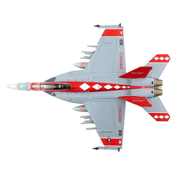 Boeing F/A-18F Super Hornet Fighter Aircraft "VF-102 United States Navy Atsugi Air Base" (2005) "Air Power Series" 1/72 Diecast Model by Hobby Master