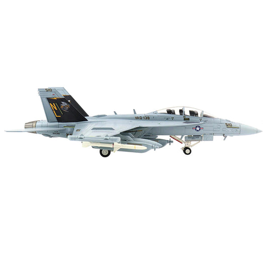 Boeing EA-18G Growler Aircraft "Yellow Jackets" "VAQ-138 US Navy" (2018) "Air Power Series" 1/72 Diecast Model by Hobby Master