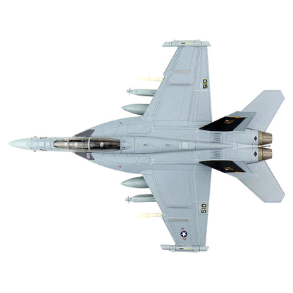 Boeing EA-18G Growler Aircraft "Yellow Jackets" "VAQ-138 US Navy" (2018) "Air Power Series" 1/72 Diecast Model by Hobby Master