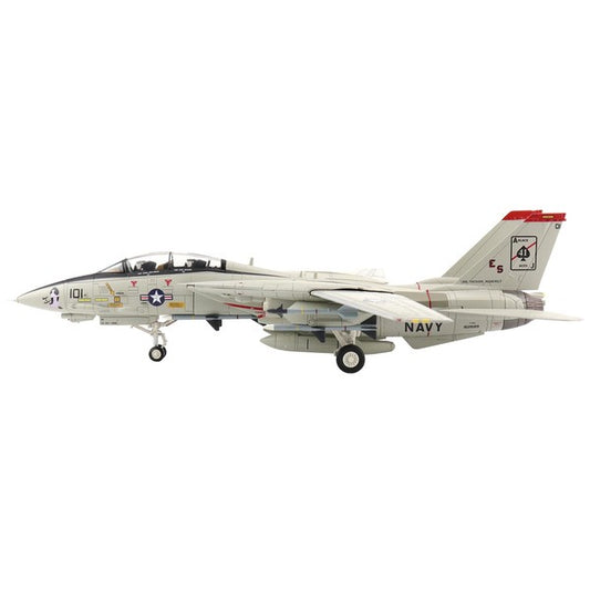 Grumman F-14A Tomcat "Queen of Spades" Fighter Aircraft "Black Aces" "VF-41 Operation Desert Storm" (June 1991) "Air Power Series" 1/72 Diecast Model by Hobby Master