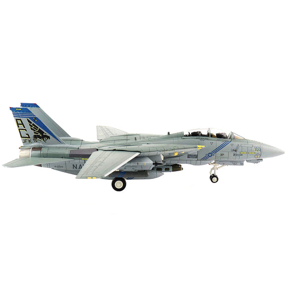 Grumman F-14B Tomcat Fighter Aircraft "OEF VF-143 'Pukin Dogs'" (2002) "Air Power Series" 1/72 Diecast Model by Hobby Master