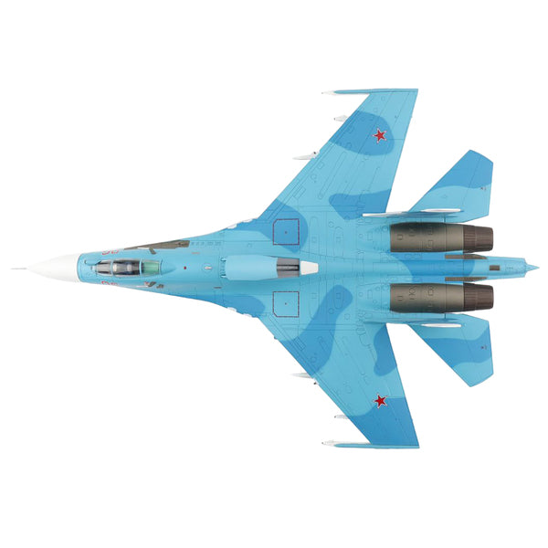 Sukhoi Su-27SM Flanker B Fighter Aircraft "Russian Air Force" (2013) "Air Power Series" 1/72 Diecast Model by Hobby Master