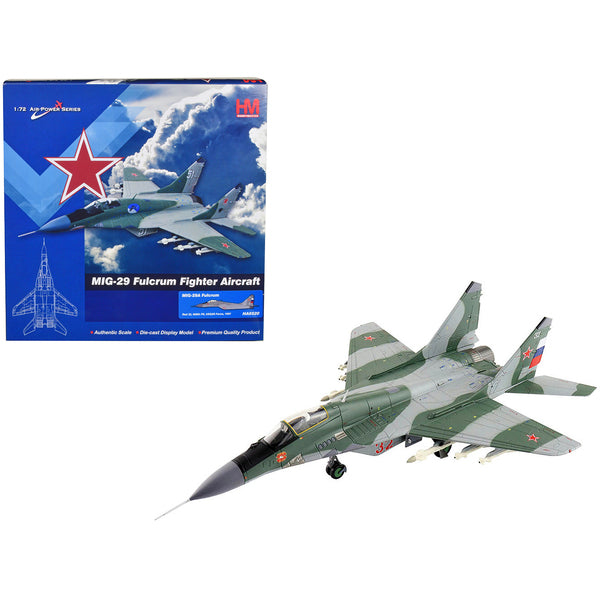 Mikoyan MIG-29A Fulcrum Fighter Aircraft "906th FR USSAR Force" Russian Air Force (1997) "Air Power Series" 1/72 Diecast Model by Hobby Master