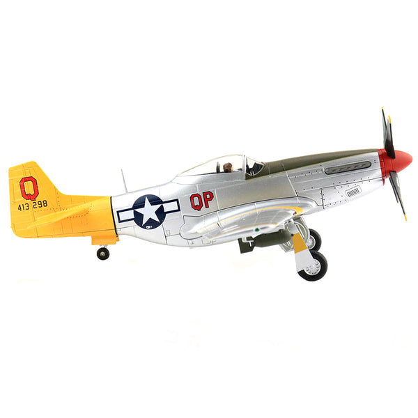 North American P-51D Mustang Fighter Aircraft "Marie" "Capt. Freddie Ohr 2th FS 52th FG" (1944) "Air Power Series" 1/48 Diecast Model by Hobby Master