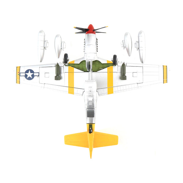 North American P-51D Mustang Fighter Aircraft "Marie" "Capt. Freddie Ohr 2th FS 52th FG" (1944) "Air Power Series" 1/48 Diecast Model by Hobby Master