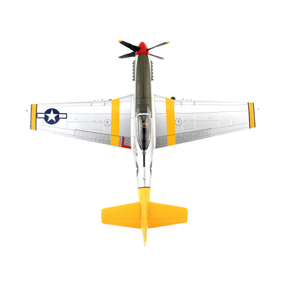 North American P-51D Mustang Fighter Aircraft "Marie" "Capt. Freddie Ohr 2th FS 52th FG" (1944) "Air Power Series" 1/48 Diecast Model by Hobby Master