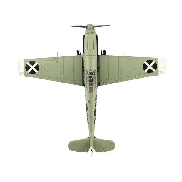 Messerschmitt BF 109E-3 Fighter Aircraft "Hauptmann Siebelt Reents Spanish Civil War" (1939) "Air Power Series" 1/48 Diecast Model by Hobby Master