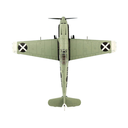 Messerschmitt BF 109E-3 Fighter Aircraft "Hauptmann Siebelt Reents Spanish Civil War" (1939) "Air Power Series" 1/48 Diecast Model by Hobby Master