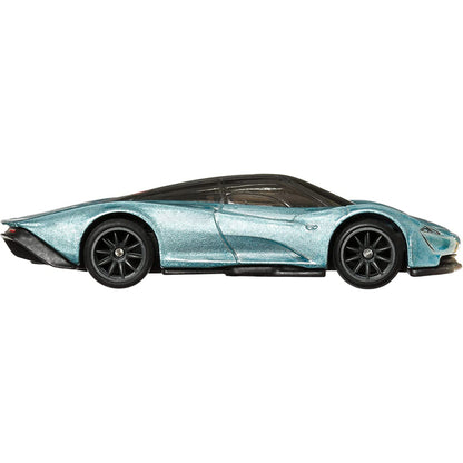 McLaren Speedtail Blue Metallic with Black Top "Exotic Envy" Series Diecast Model Car by Hot Wheels