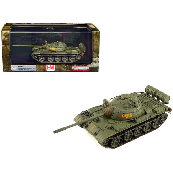 KhPZ T-54B Medium Tank #815 "Hanoi" (April 1975) Soviet Army 1/72 Diecast Model by Hobby Master