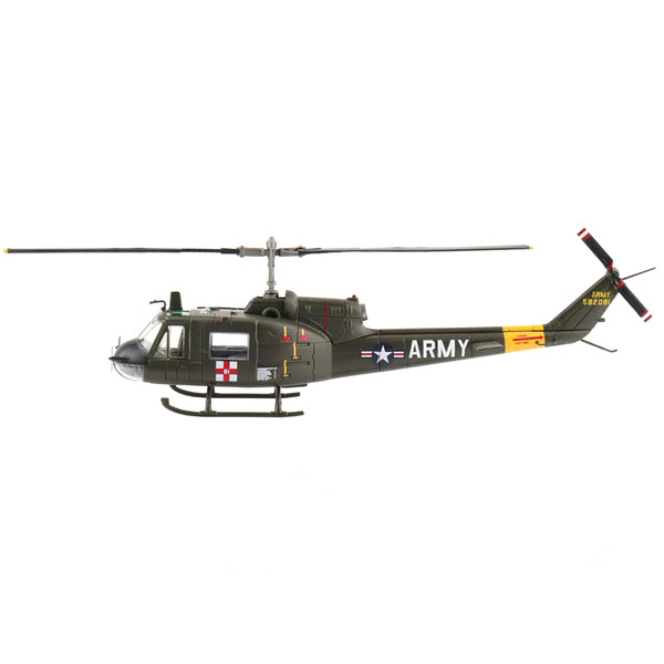 Bell UH-1B Iroquois Helicopter "57th Medical Detachment US Army" (1960s) "Air Power Series" 1/72 Scale Model by Hobby Master