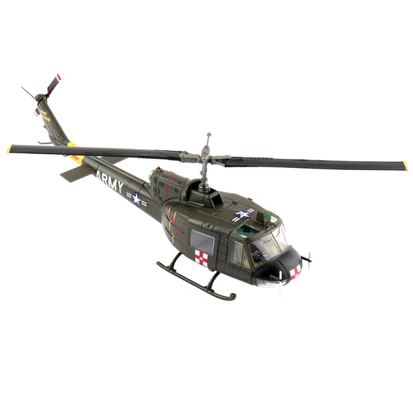 Bell UH-1B Iroquois Helicopter "57th Medical Detachment US Army" (1960s) "Air Power Series" 1/72 Scale Model by Hobby Master