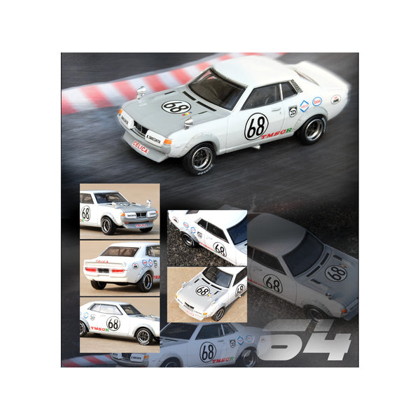 Toyota Celica 1600GT (TA22) #67 Nobuhide Tachi and Toyota Celica 1600GT (TA22) #68 Kenichi Takeshita RHD (Right Hand Drive) "Nippon Grand Prix" (1972) 2 piece Box Set Collection 1/64 Diecast Model Cars by Inno Models