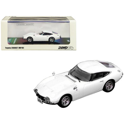 Toyota 2000GT (MF10) RHD (Right Hand Drive) Pegasus White 1/64 Diecast Model Car by Inno Models