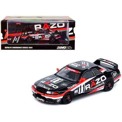 Nissan Skyline GT-R (R32) RHD (Right Hand Drive) #11 "Razo Trampio" "Japan N1 Endurance Series" (1994) 1/64 Diecast Model Car by Inno Models